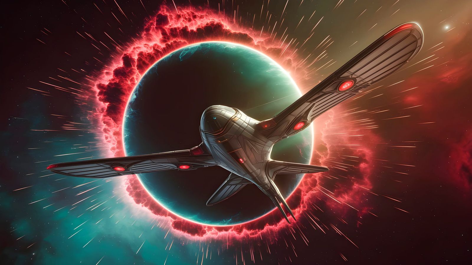 Swallow-tailed Starship  by @Gary Murakami