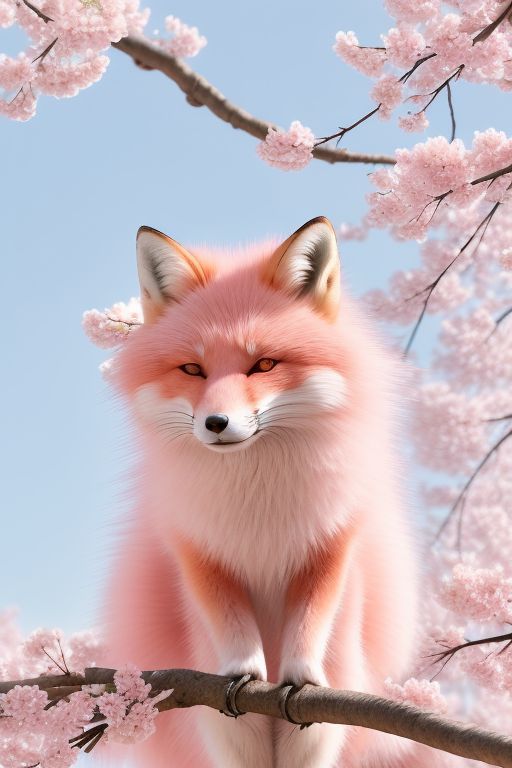 Pink fox