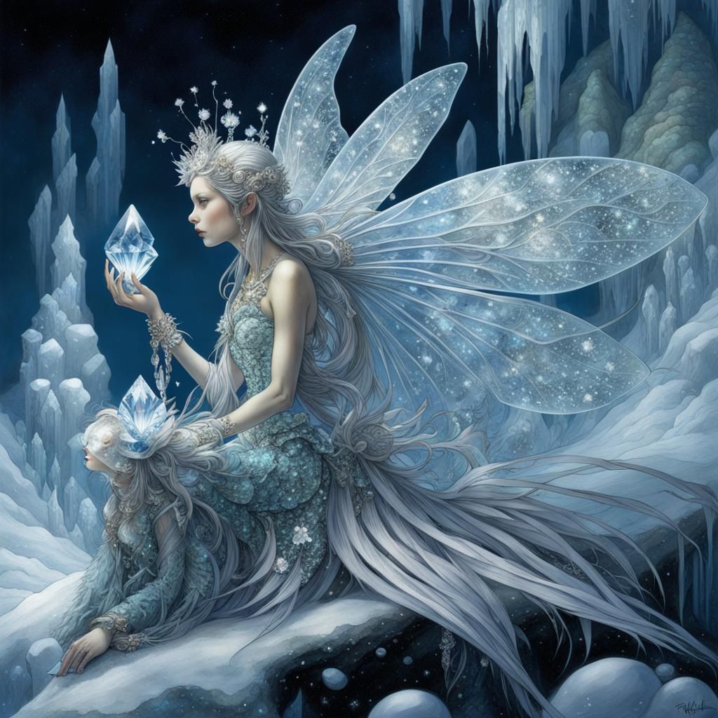 Crystal Fairy - AI Generated Artwork - NightCafe Creator