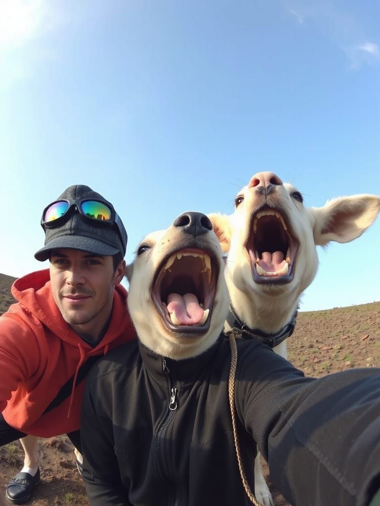 Silly selfie crazy funny animals