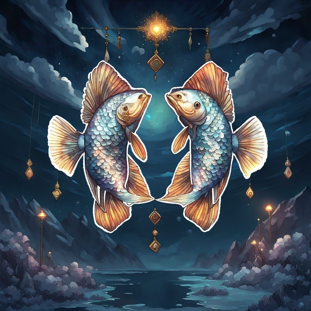 Pisces Tarot card art