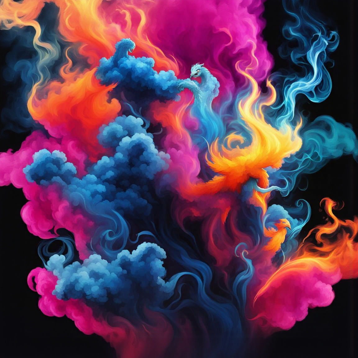 COLORFUL CREATION - smoke