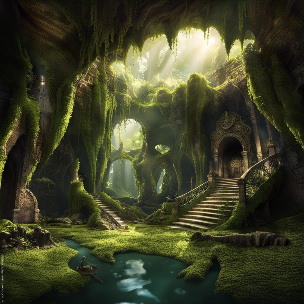 Fantasy Grotto  by @Mikey P.