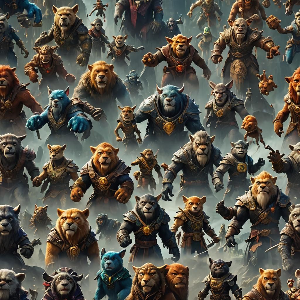 Movie Robot Characters: Detailed Fantasy Concept Art