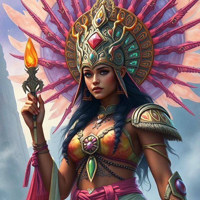 Amazonian Queen of the Starborn Tribe.