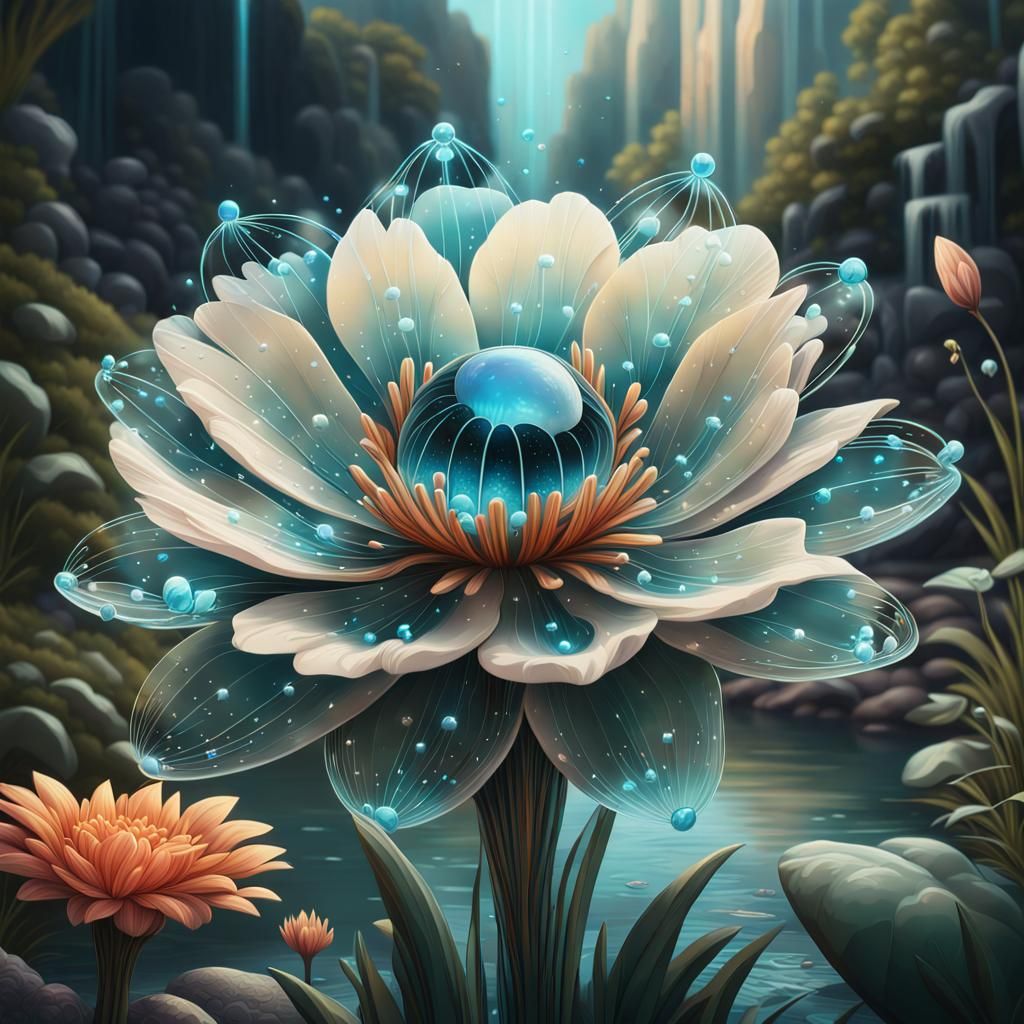 The Jungle Magical Flower. - AI Generated Artwork - NightCafe Creator