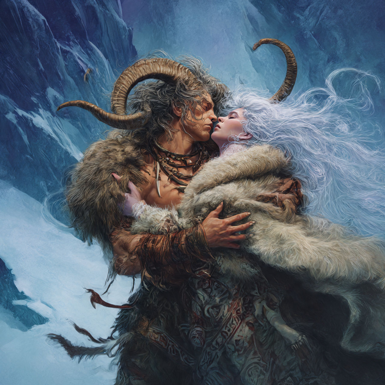 lovely kiss of eternal love