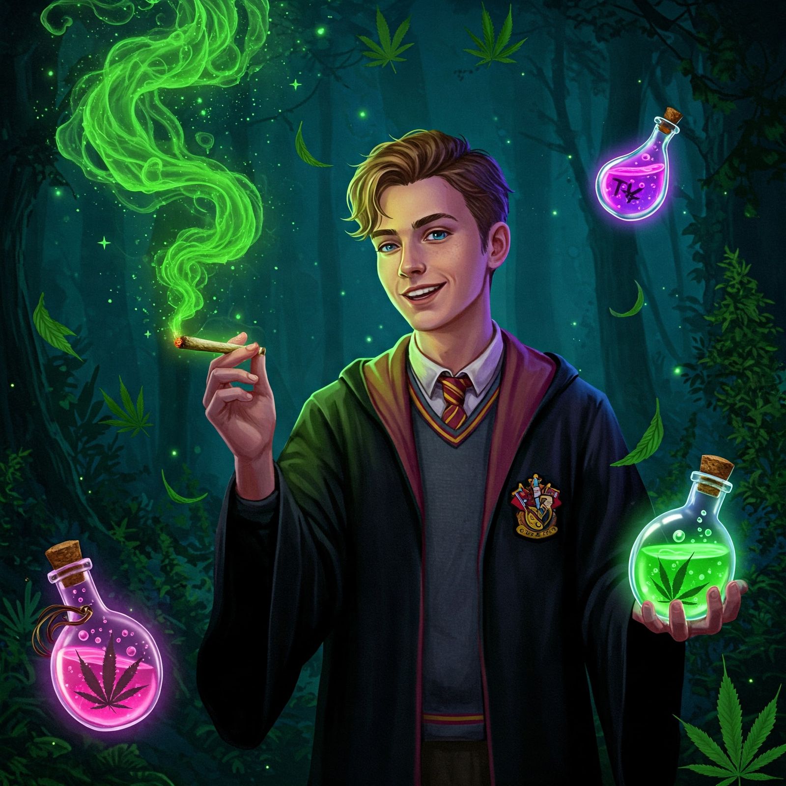 "The Wizard's Green Spell"
