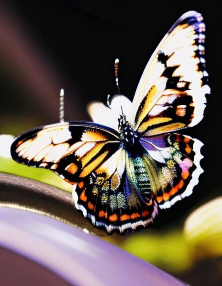 Beautiful Cute Butterfly Insanely HyperRealistic Insanely Hy...