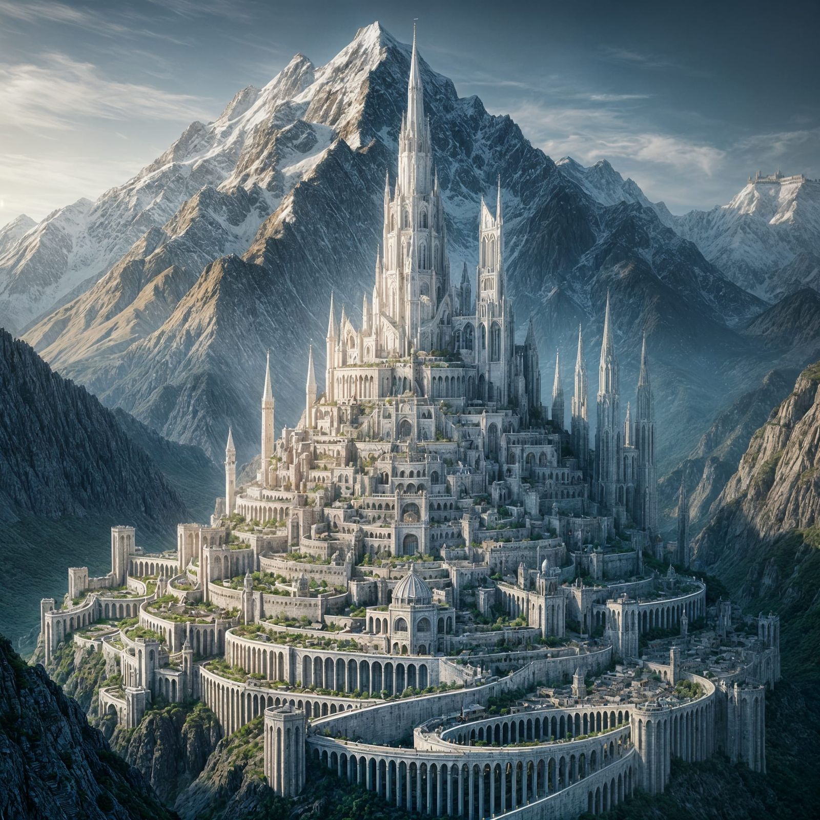 Minas Tirith the White City of Gondor