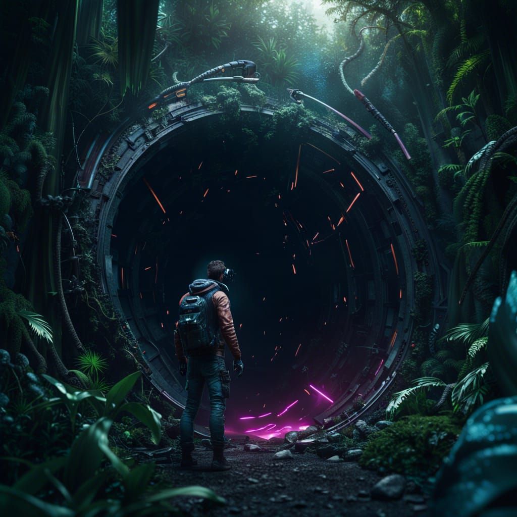 At Least the Portal is Sparking...  by @mathy_art_girl_305