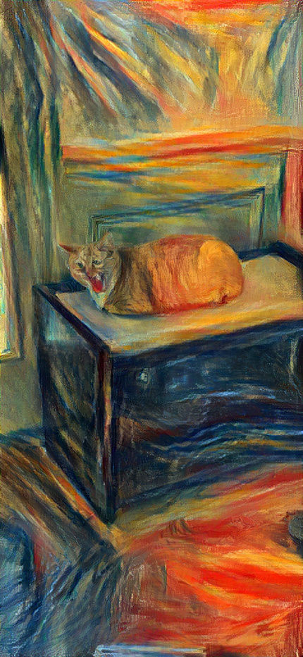 Cat screaming