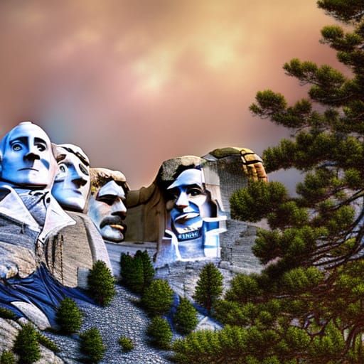 mount rushmore photo generator