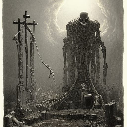 Haunted graveyard