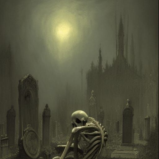 Haunted graveyard