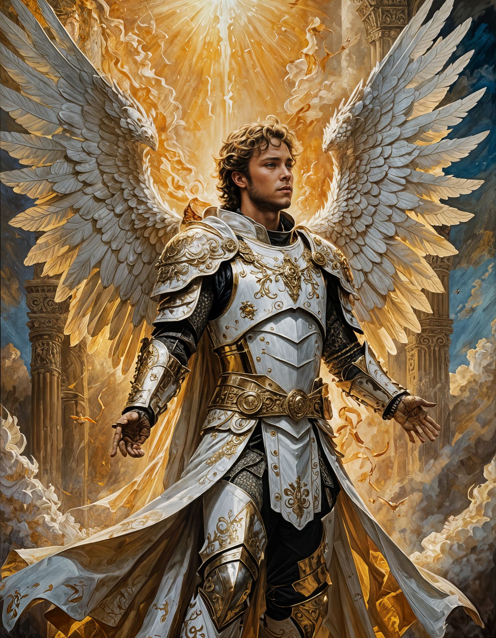 Gabriel receives grace from heaven
