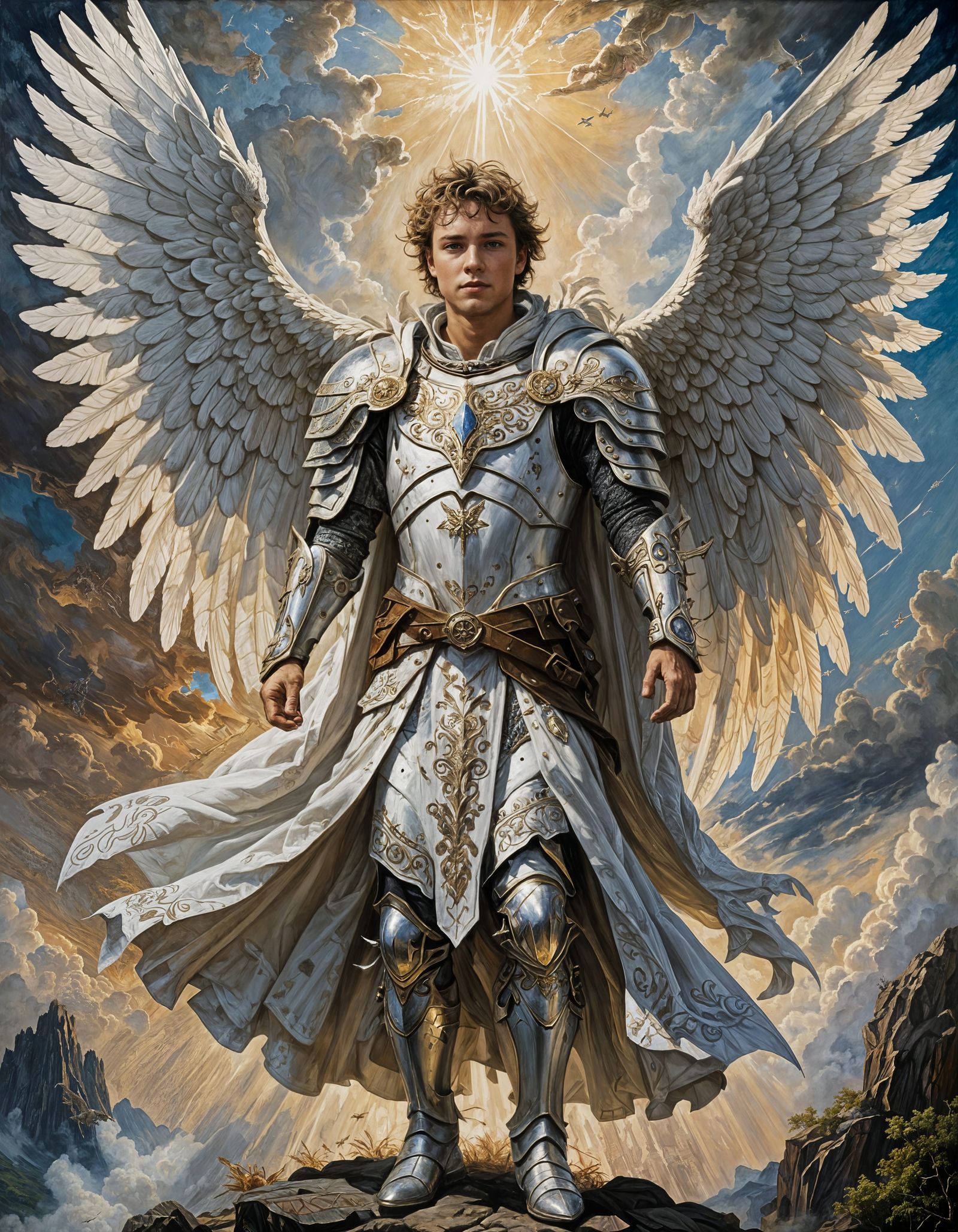 Gabriel receives grace from heaven