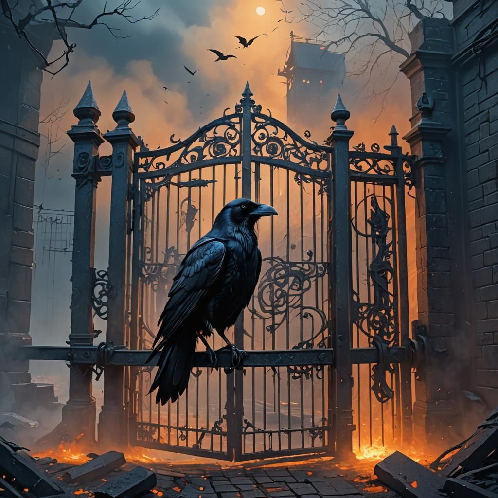 Prison camp raven
