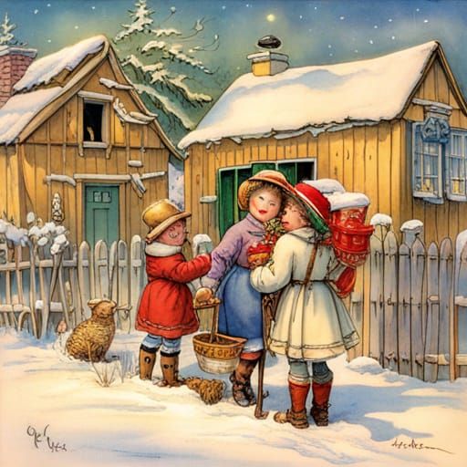 friendship by Lisi Martin and  Anton Pieck