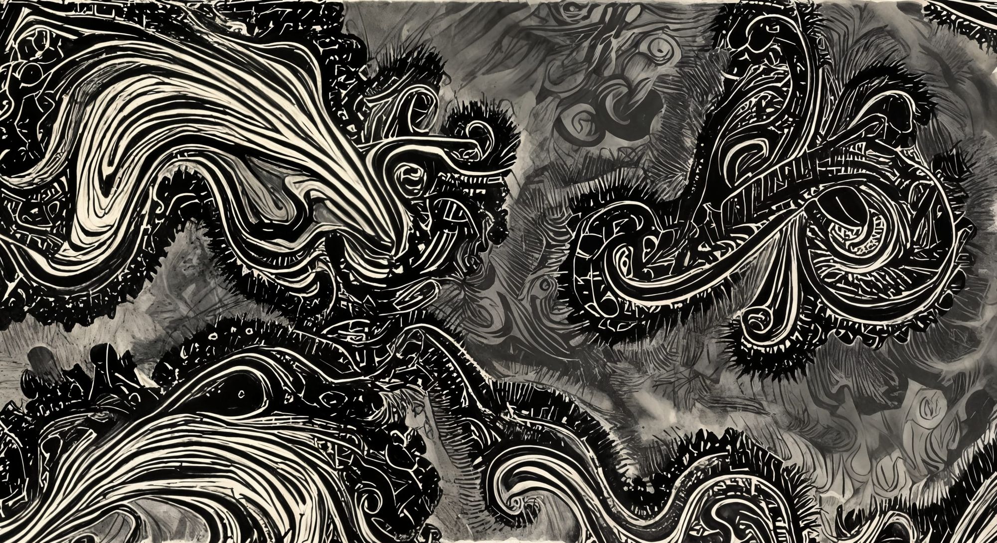 Topographic Art (Ink Version)