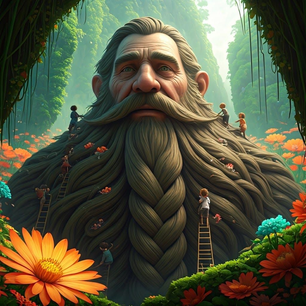 A giant's beard  by @Yule