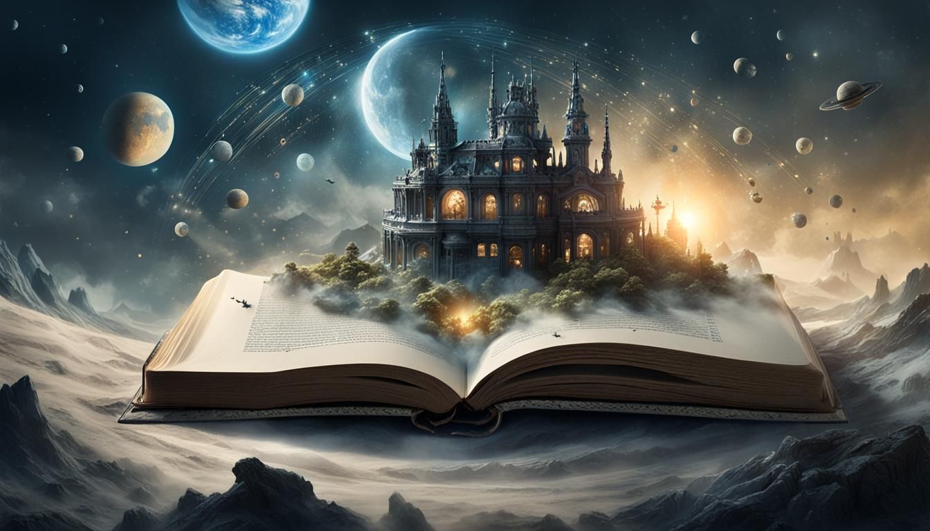 Magical book  by @Ai in training