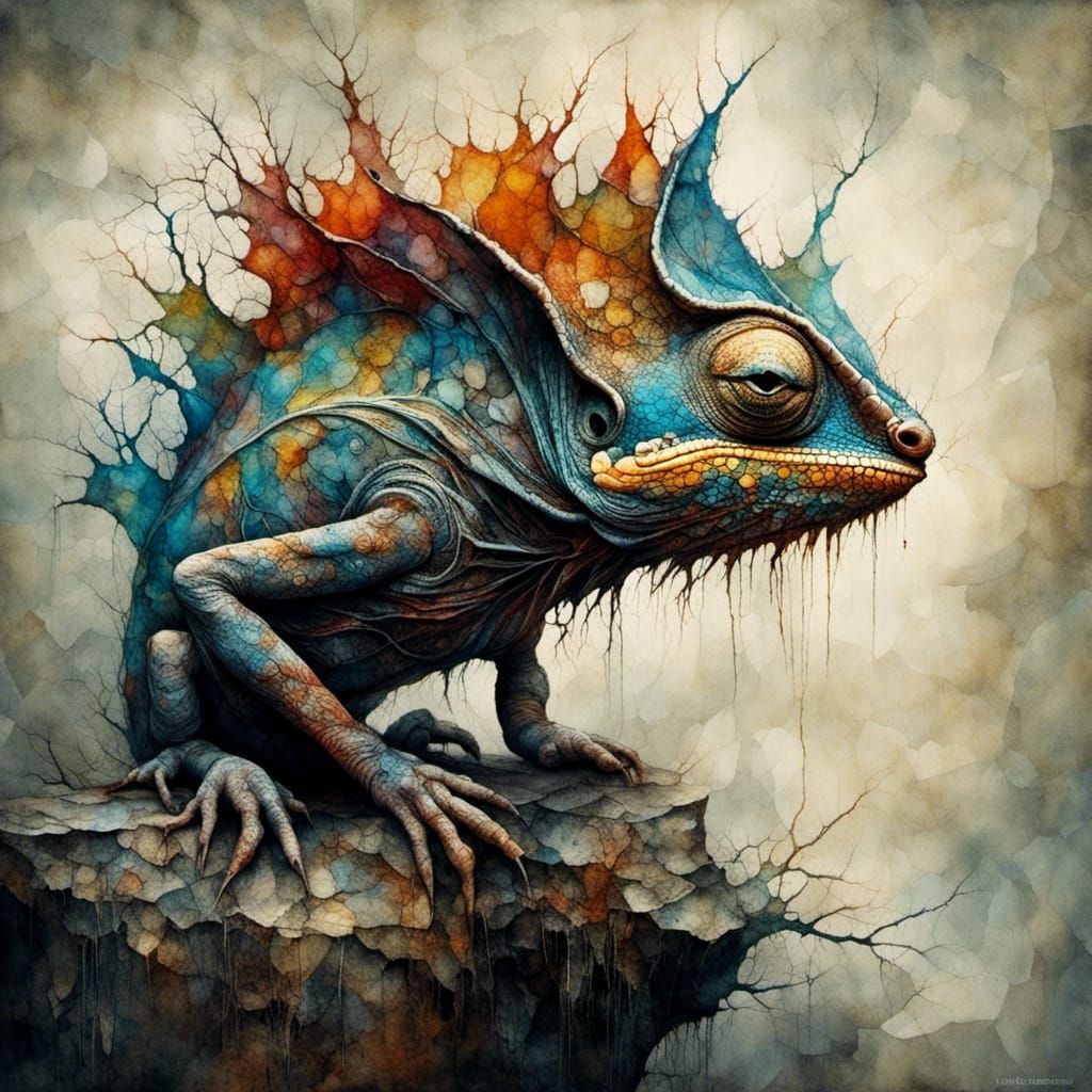  chameleon   by @beeblebrox