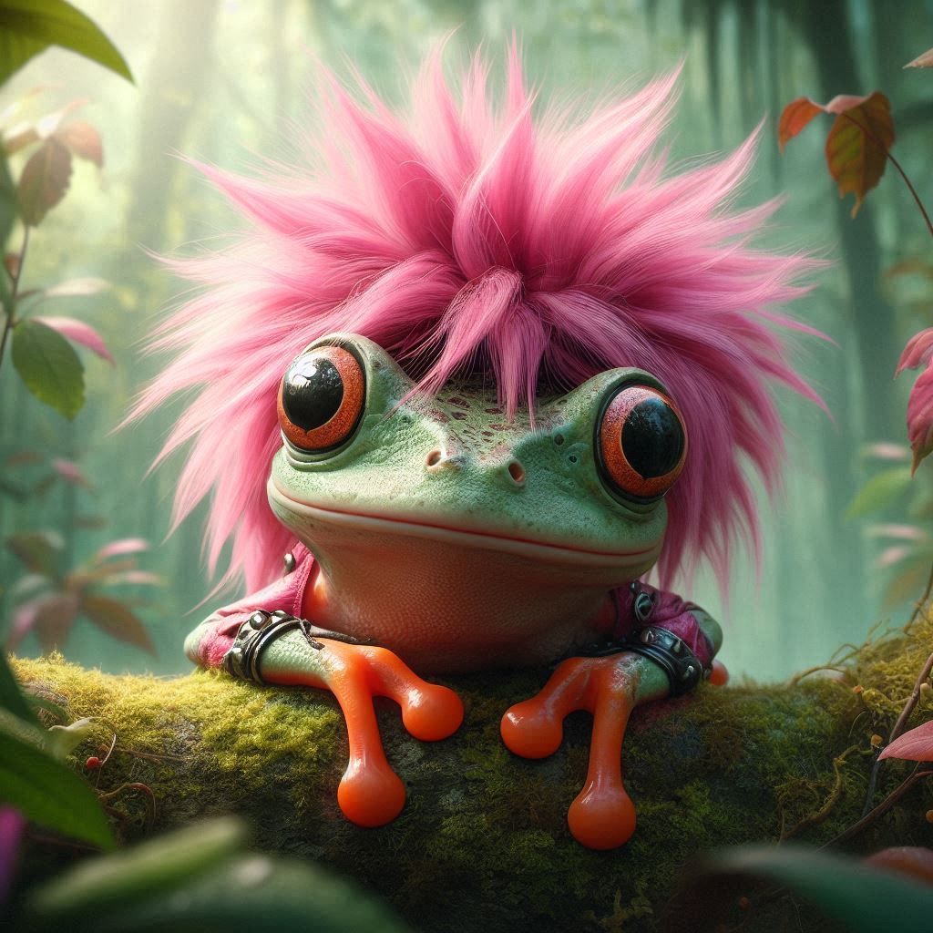 Punk Rock Frog