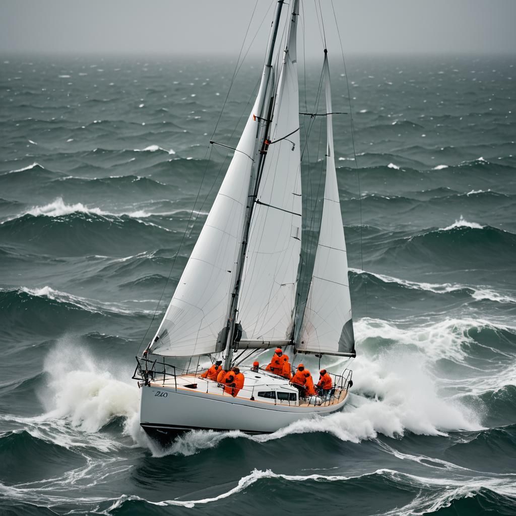 Making way through rough seas