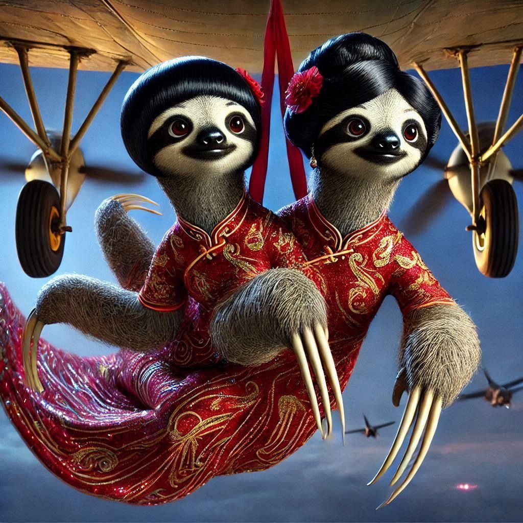 Arlene & Ada Taisloth, as Jing & Ping, in “Big Fish”