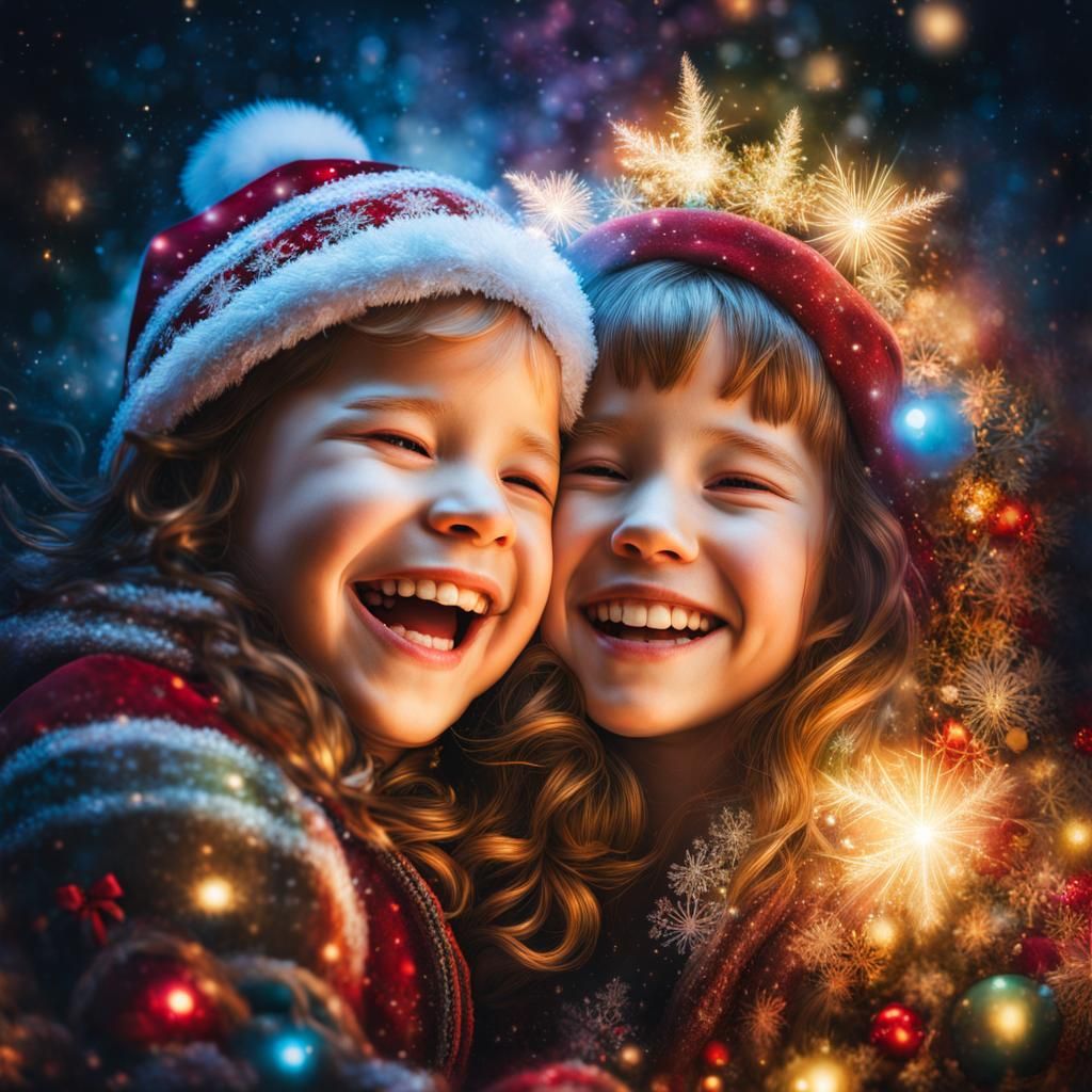 Christmas Laughter  by @Xarnya