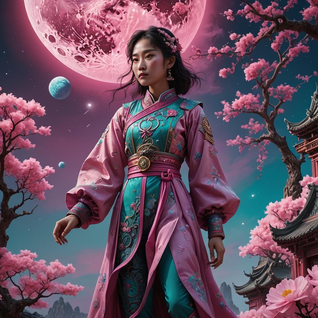 cherry blossom girl  by @HoangGiaBao