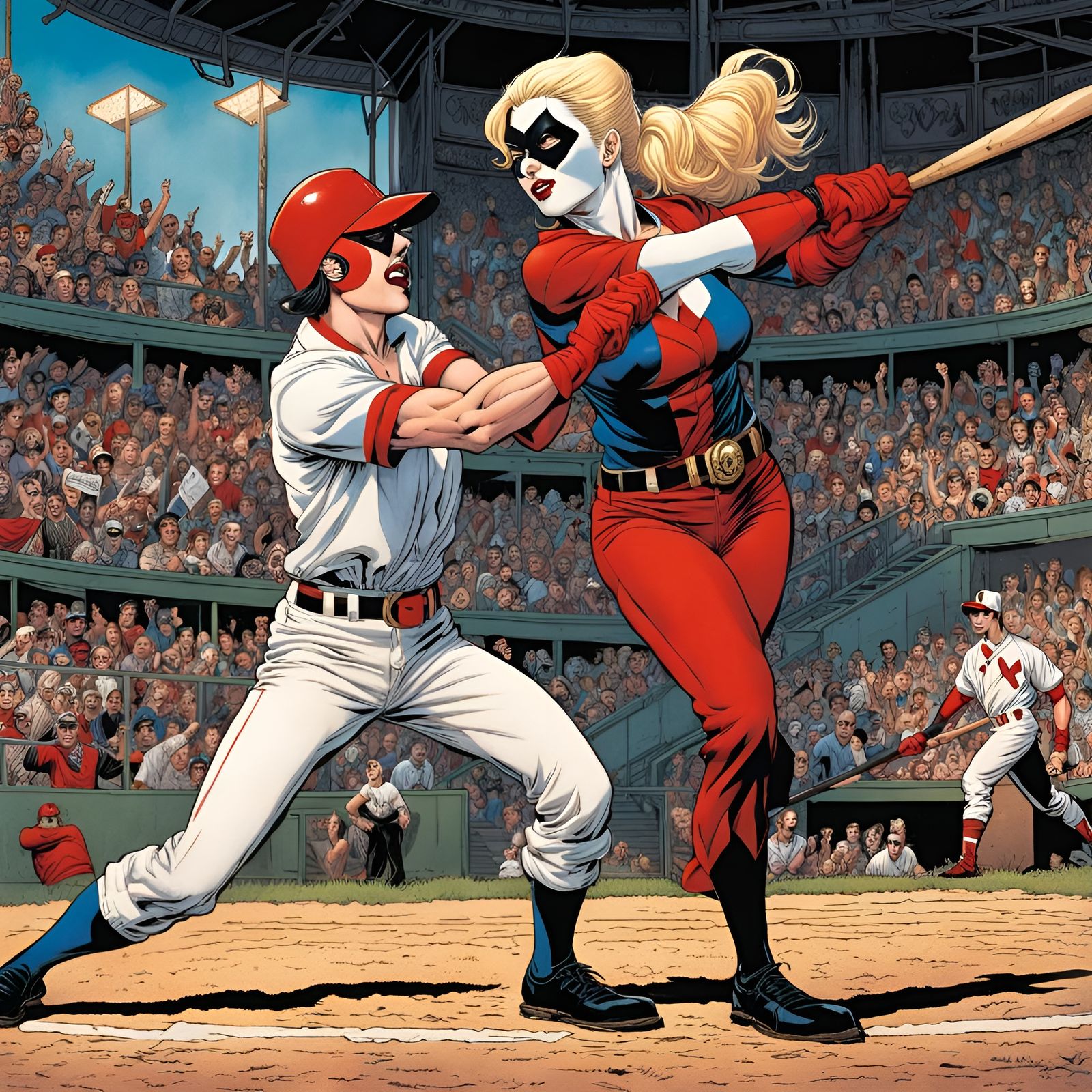 Let me show you how you smack with a bat.