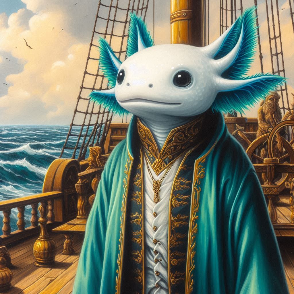 Something fishy about that pirate.