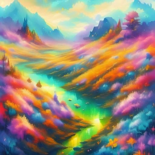 <lora:Spirit World:1.0> beautiful flower meadow