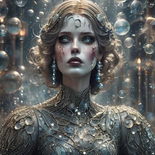 A stunning young woman  <lora:Porcelain:1.0>, doll-like skin, bright makeup porcelain feel. Modern street-style clothes and long straight ha...