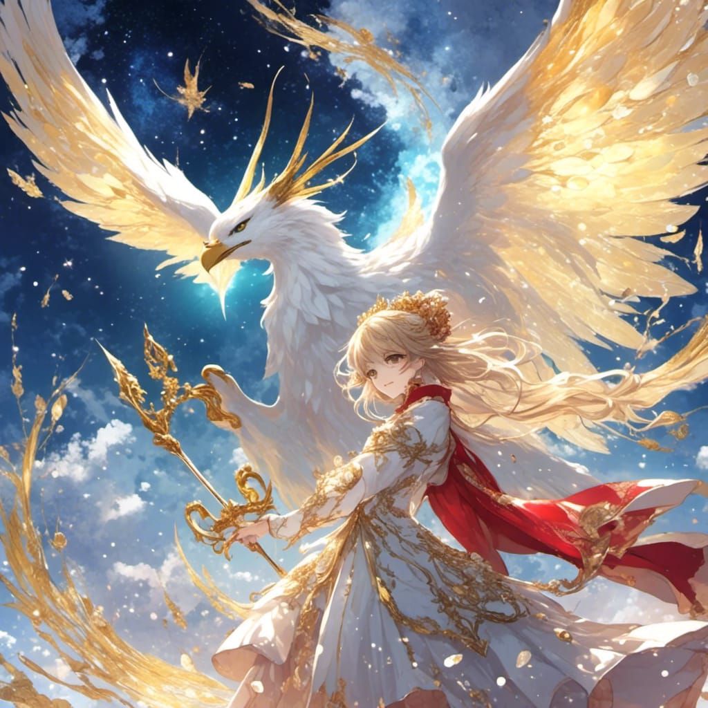 <lora:eye:1.0> Angelic drake fluttering around