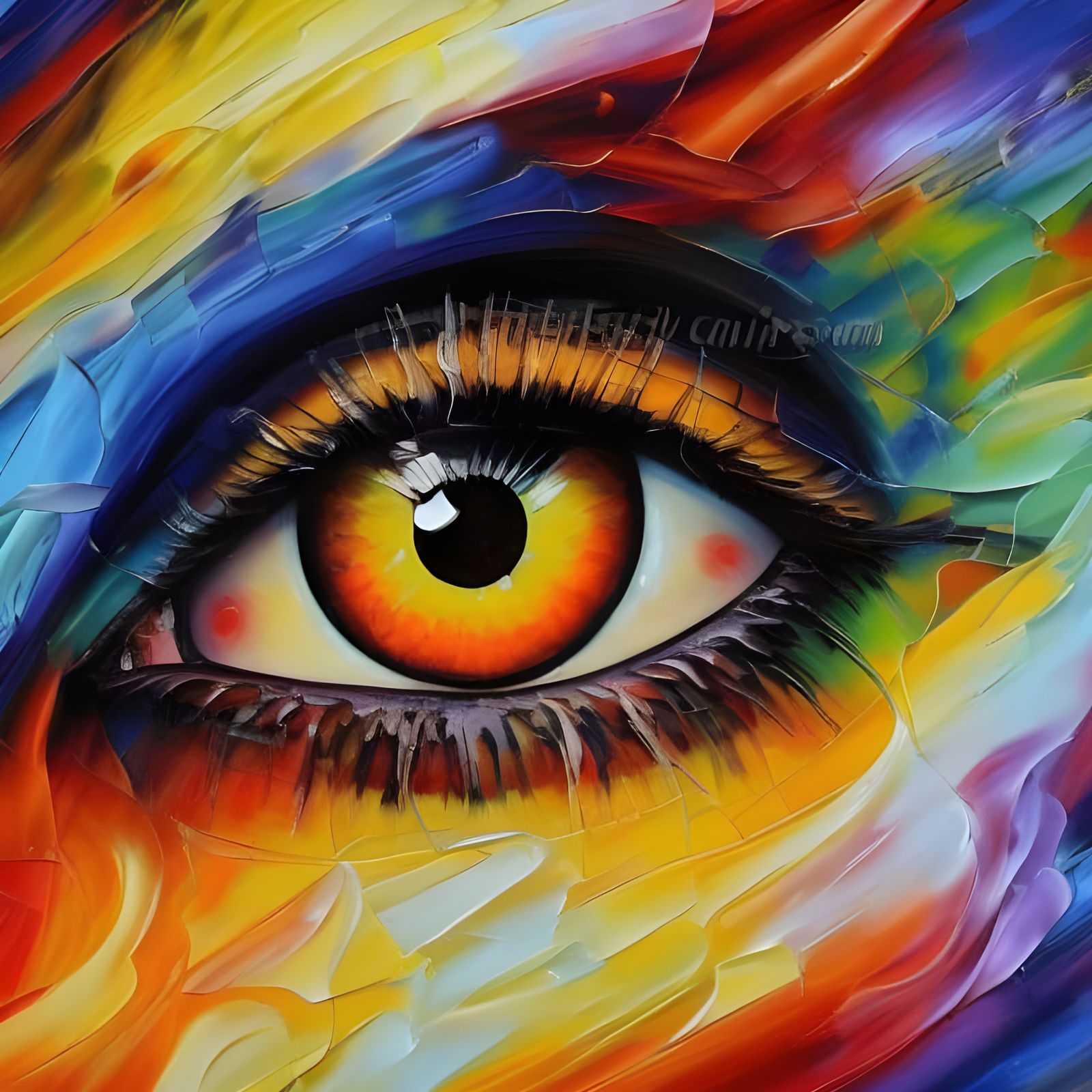 Flame of eye