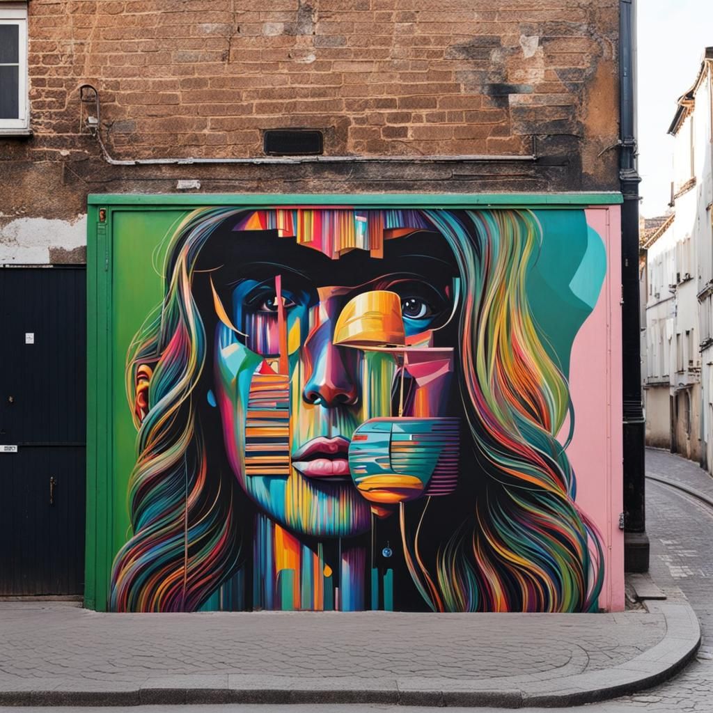 Urban Street Artist Showcasing Reality with Found Objects