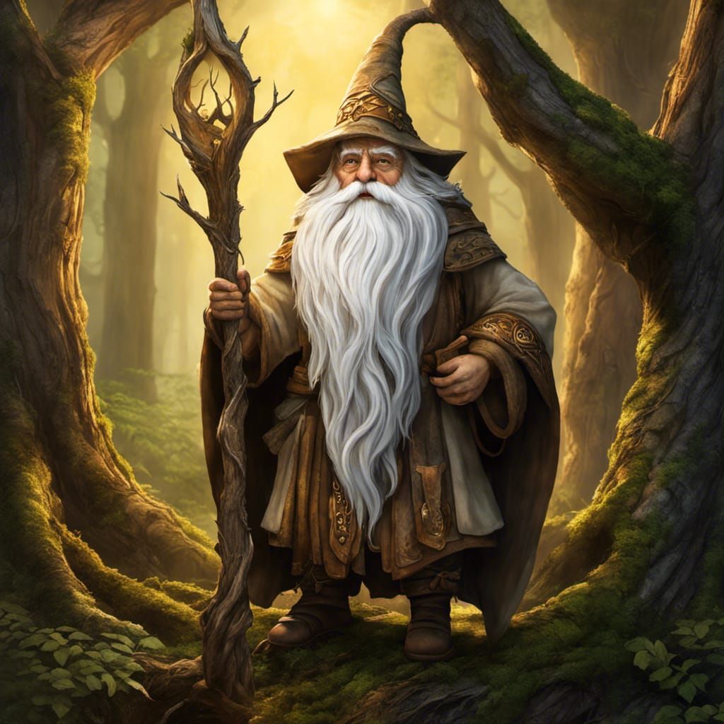 Gnome Druid - AI Generated Artwork - NightCafe Creator