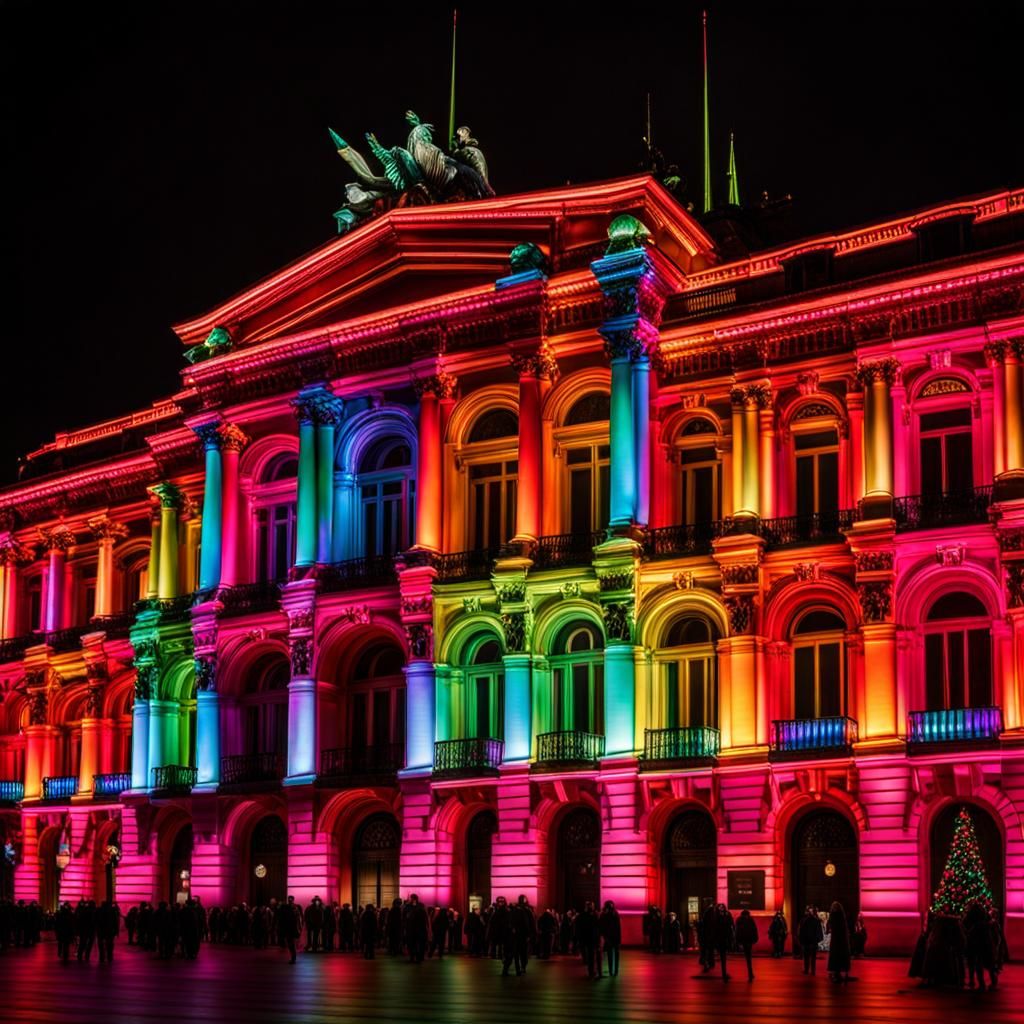 Féérie de couleurs à l'opéra  by @Sherkhal