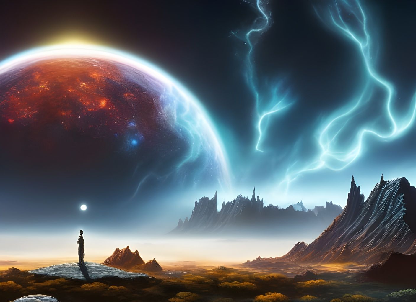 Seeking Solace in the Night Sky    by @E_Williams