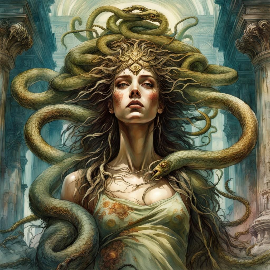 Medusa - AI Generated Artwork - NightCafe Creator