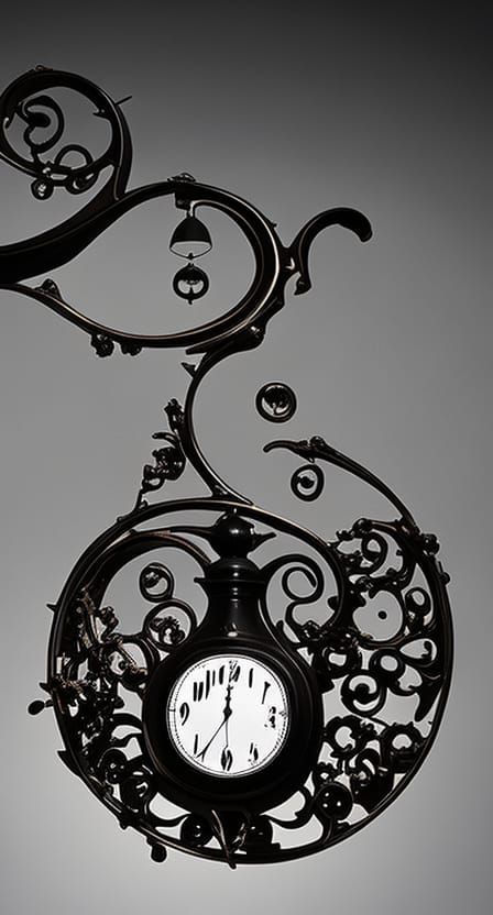 melted clocks