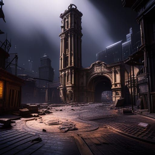 Abandoned Broken city