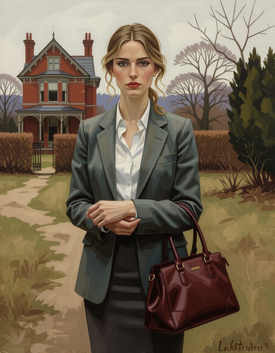 Rachel at the old house