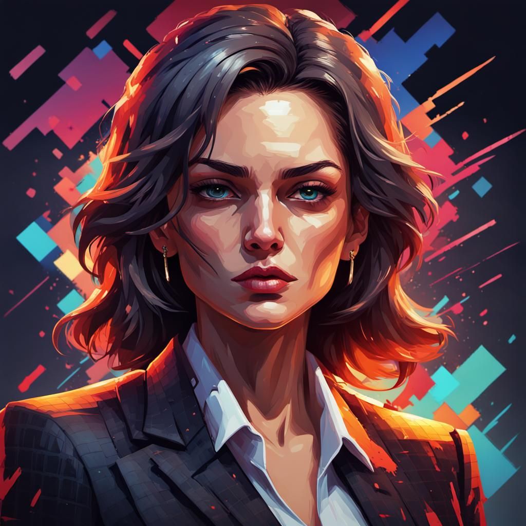 mafia boss female - AI Generated Artwork - NightCafe Creator