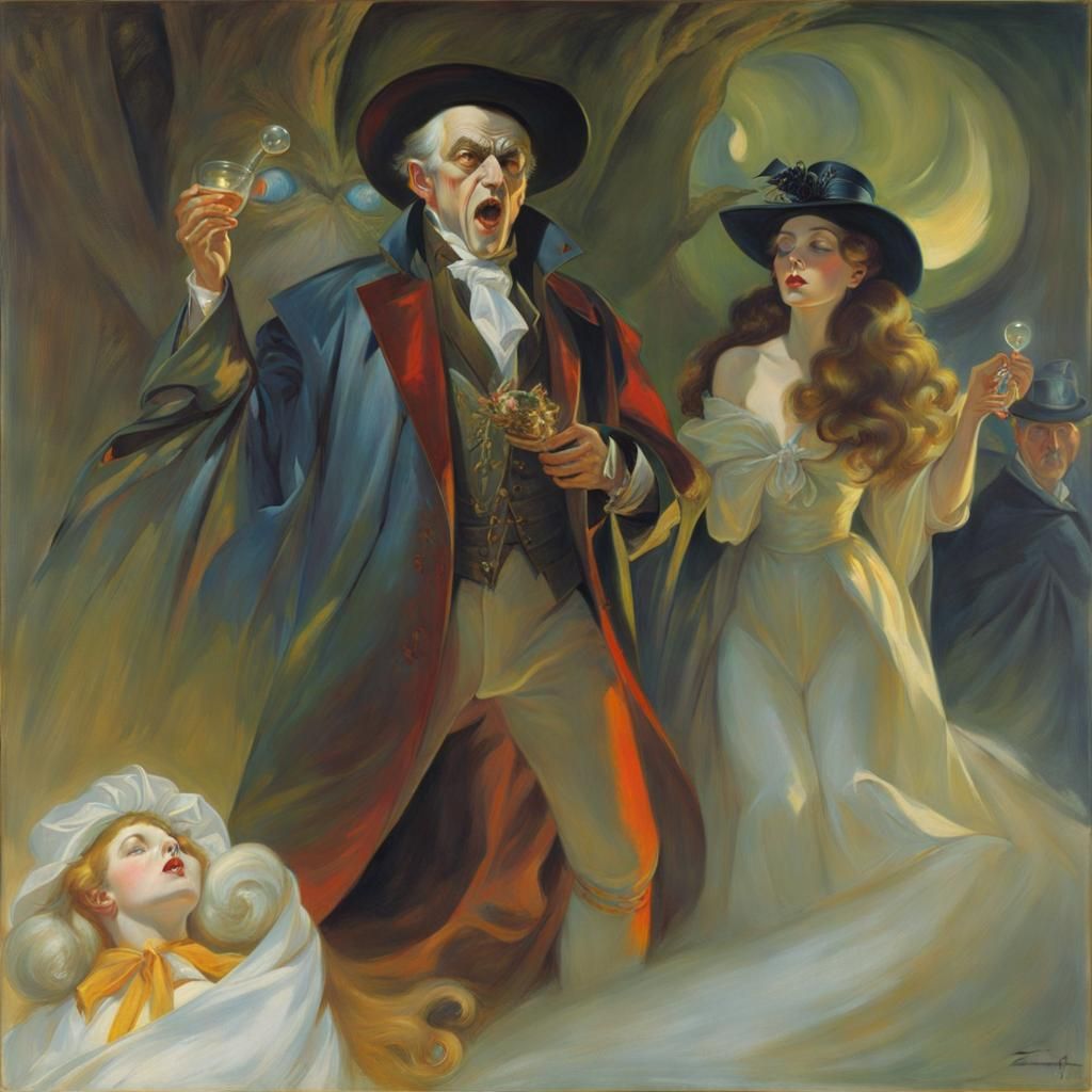 A holographic vampire went hunting in the fog, he overcame h...