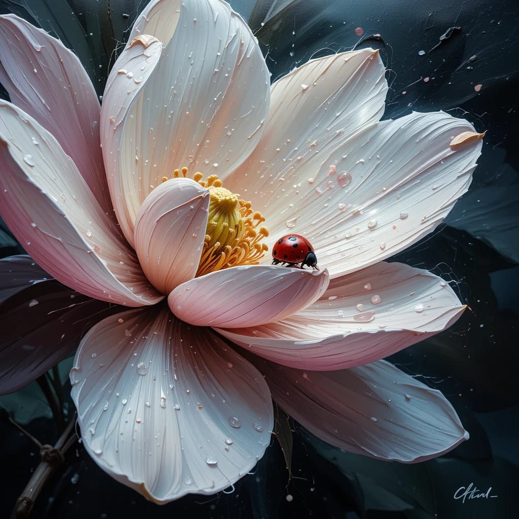 Magnolia and Ladybug