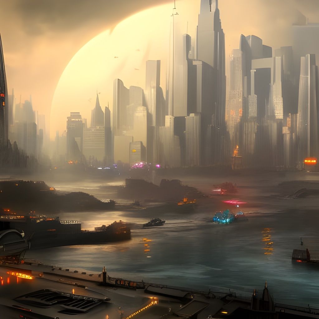 Earth if we don't fudge it all up. AI Generated Artwork NightCafe